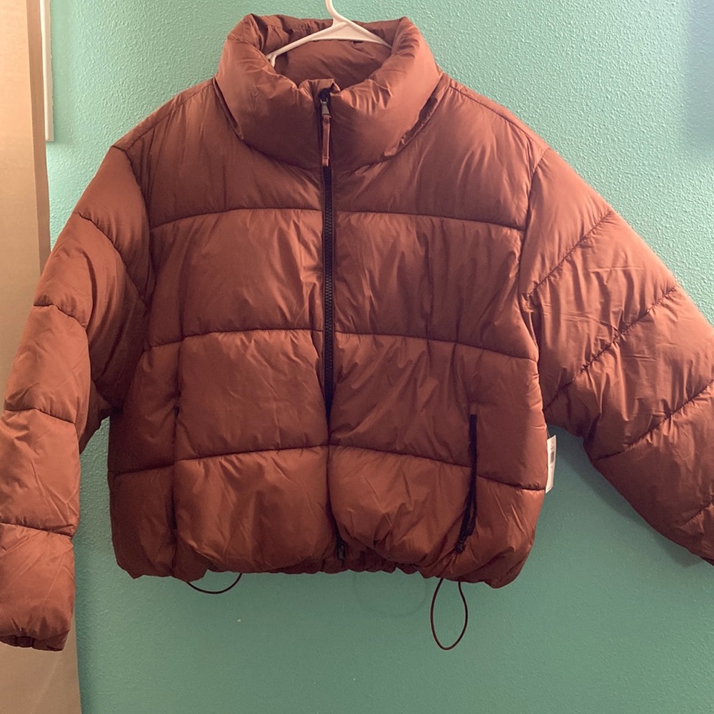 Old navy cropped puffed coat